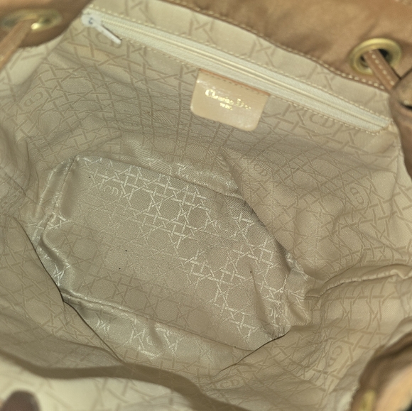 Dior Brown Shoulder Bag with Gold Accents - Picture 5 of 10